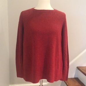 NWT Red Loft Pointelle Long Sleeve Sweater Size M